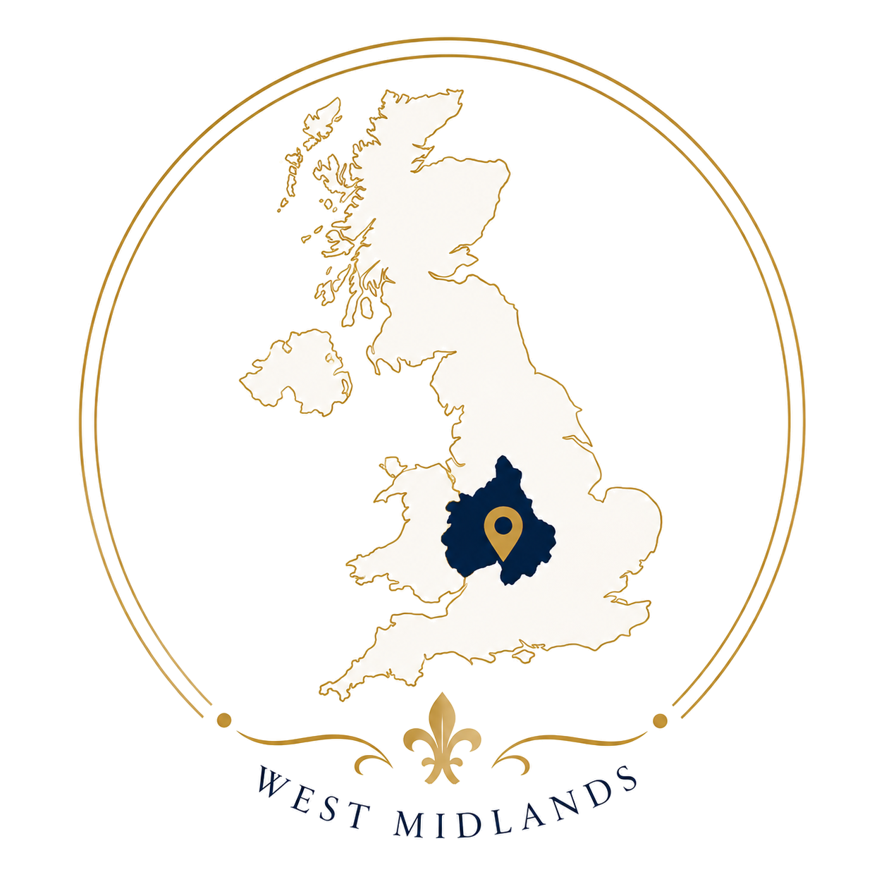 West Midlands map